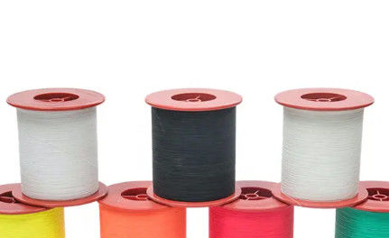 100% poliestrowa kolorowa tęcza podwójna strona odblaskowa przędza do dziania Próż trwałość 0,25 mm 0,5 mm 1 mm