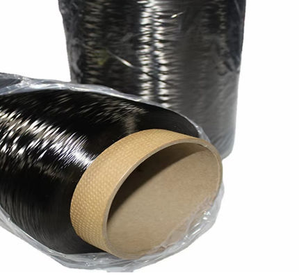 Włókno węglowe przędzy rzęsnej 3k/6k/12k/24k Wysokiej wytrzymałości RING SPUN Techniki