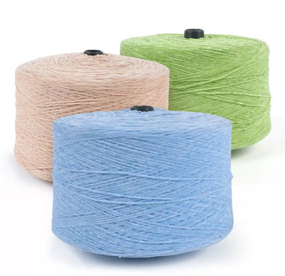 Glitter Chenille Yarn 95 Polyester 5 Sliver Ne 12NM Farbowany i Raw White Anti Pilling