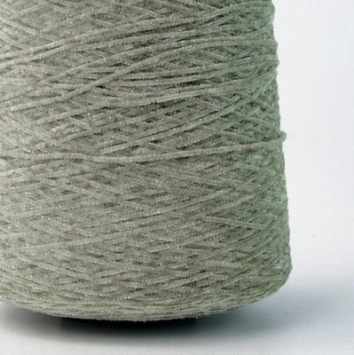 Glitter Chenille Yarn 95 Polyester 5 Sliver Ne 12NM Farbowany i Raw White Anti Pilling