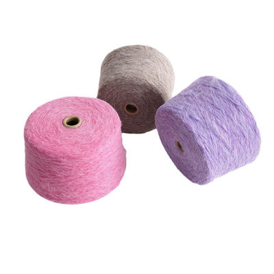 Spandex 18S/2 Raw Macrame Feeling 100% Tensiity Color Stand Quality Nylon 35% Cotton Blended Soft Acrylic Spun Yarn for Weaving