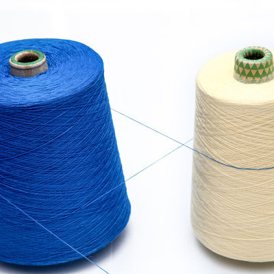 Biały Spun 202 Ring Spun Polyester Yarn For Sewing Dacron 50D-600D Farbowane włókna 20S/3 bawełna roztopiona 30/1 włókna