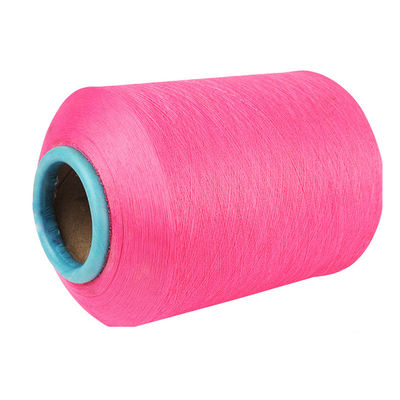 Jasny Dty Ply bawełniana przędza spandex kolorowa 20/150D Maszynowa nitka powlekana gumą 210D włókna